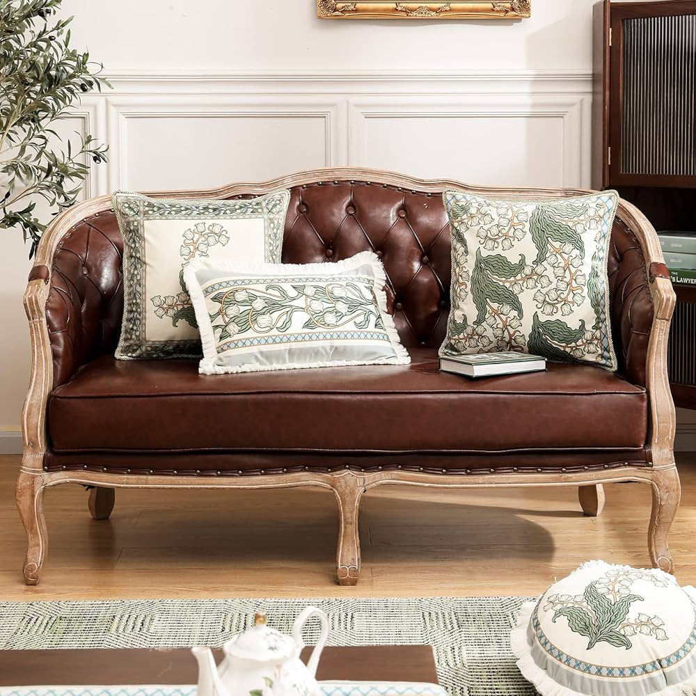 patdrea Decorative Throw Pillow Covers Set of 4,Velvet Soft Farmhouse Throw Covers,Throw Pillow C... | Amazon (US)