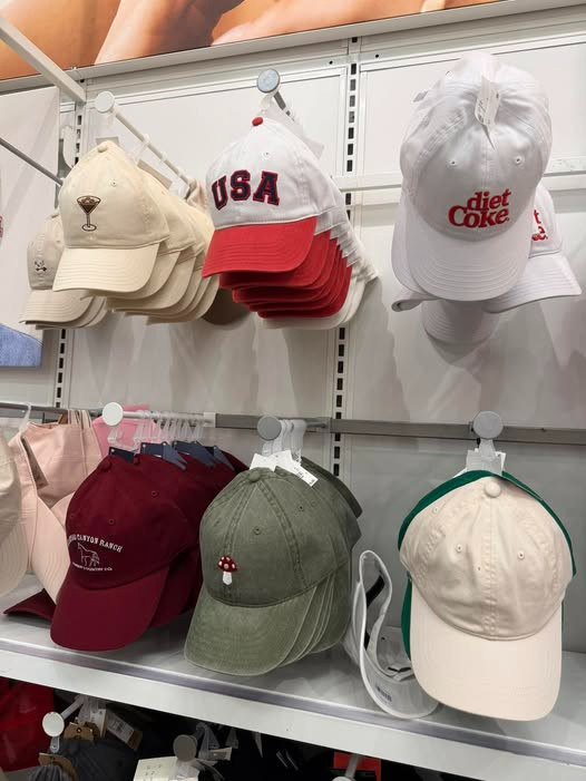 Okay these hats are WAY too cute 😍👏

The Diet Coke hat immediately caught my eye but honestly… I want every single one 😂🧢

Perfect for:
✨ summer errands
✨ pool days
✨ ball games
✨ casual mom outfits

Such cute everyday accessories 🙌 

 