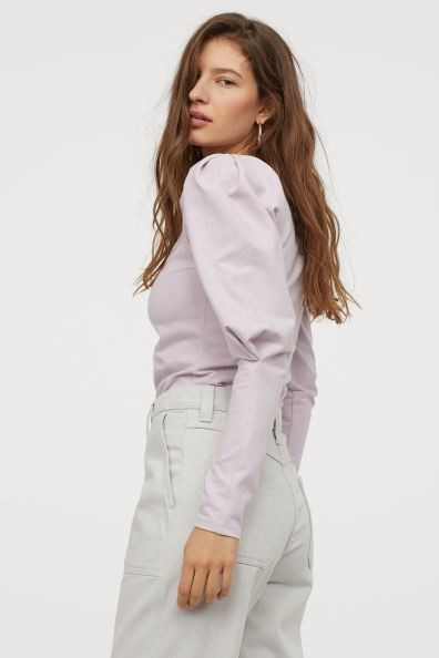 Puff-sleeved Top | H&M (US + CA)
