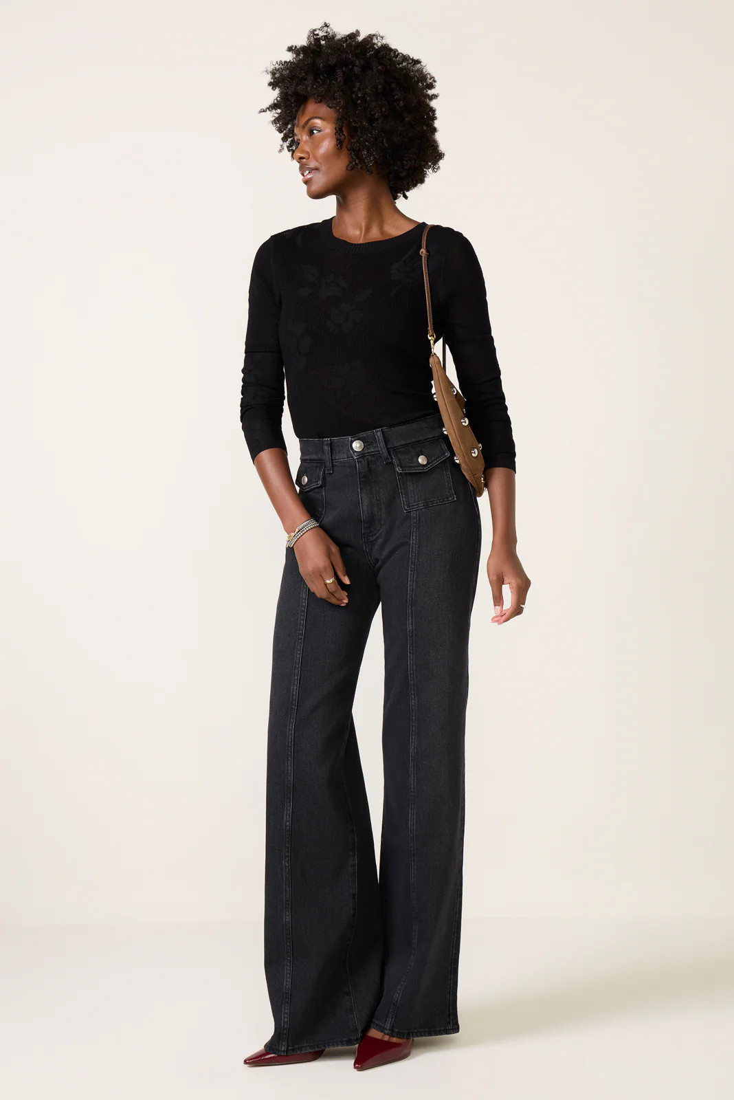 Lotta Wide Leg Jean | Evereve