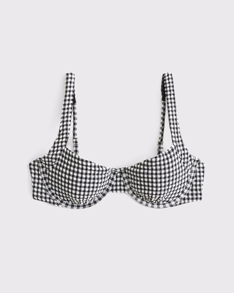 Wide Strap Underwire Bikini Top | Abercrombie & Fitch (US)