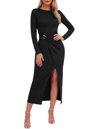 Pink Queen Women Elegant Semi Formal Dress Fall Wedding Guest Outfits | Amazon (US)