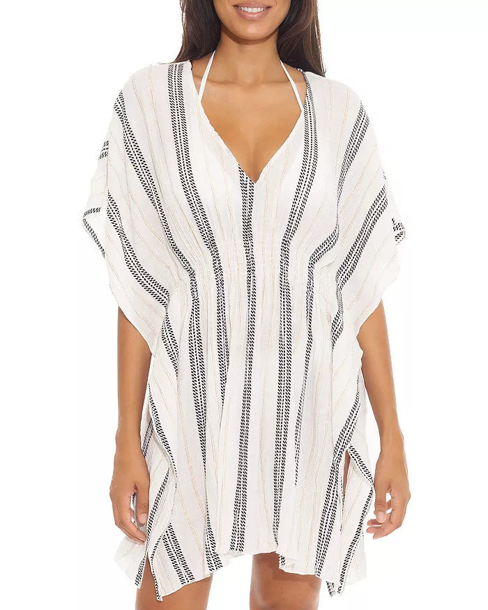 Radiance Woven Stripe Tunic Dress Swim Cover-Up | Bloomingdale's (US)