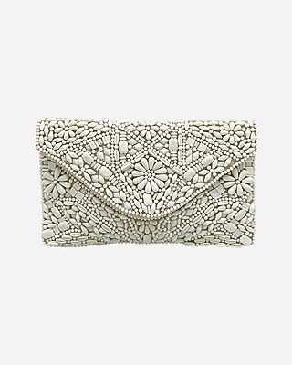 La Regale Dexter Beaded Envelope Clutch | Express