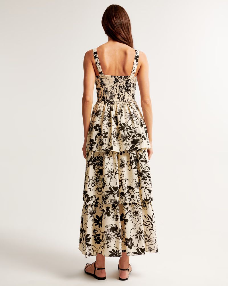 Emerson Tiered Maxi Dress | Abercrombie & Fitch (US)