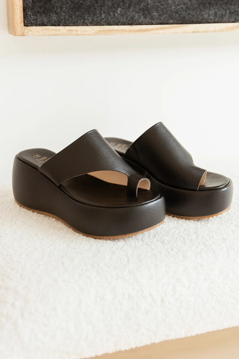 Adrianna Platform Sandals in Black | Bohme