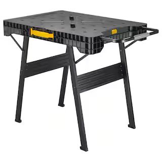 DEWALT 33 in. H Plastic Folding Portable Workbench DWST11556 - The Home Depot | The Home Depot