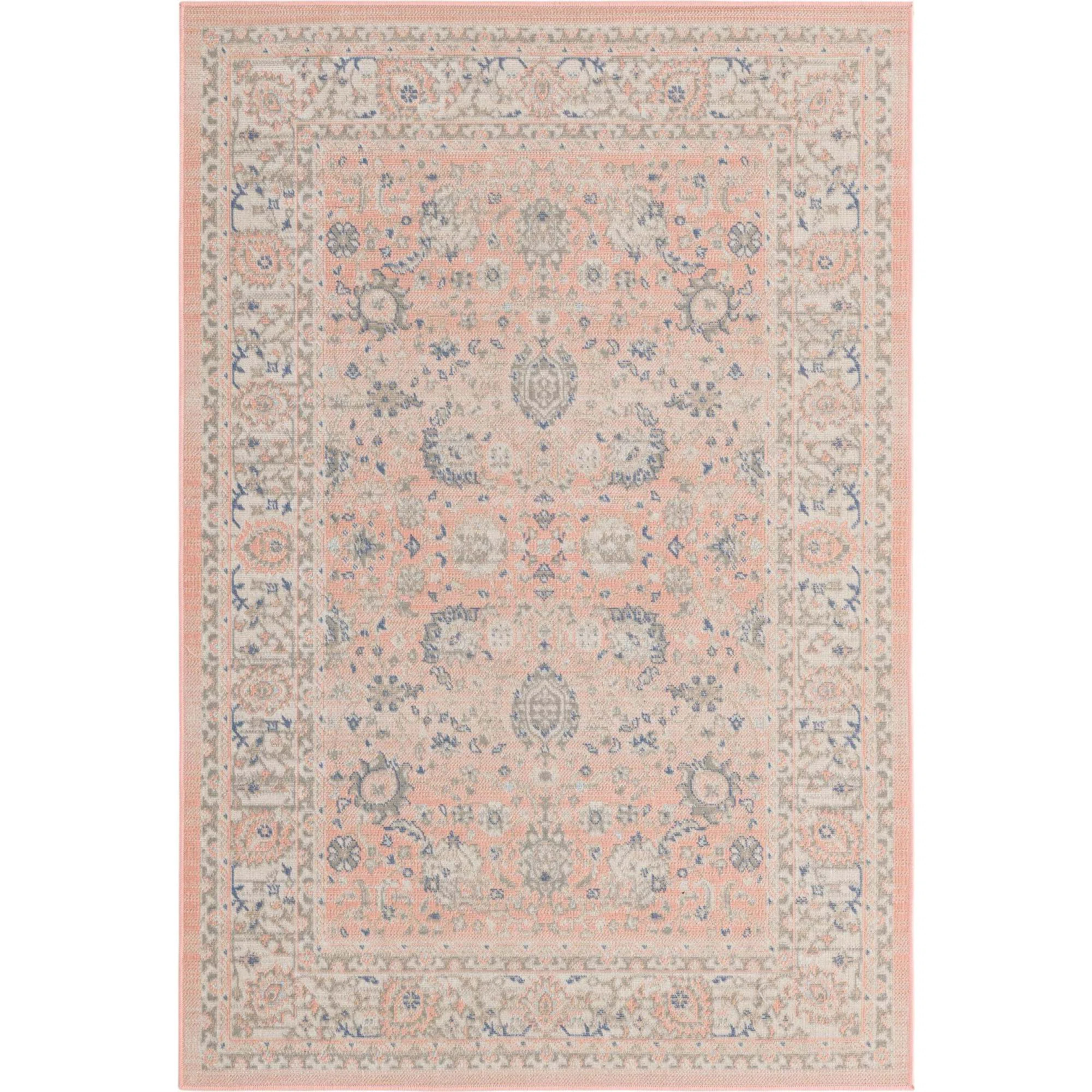 Exann Oriental Powder Pink Area Rug | Wayfair North America