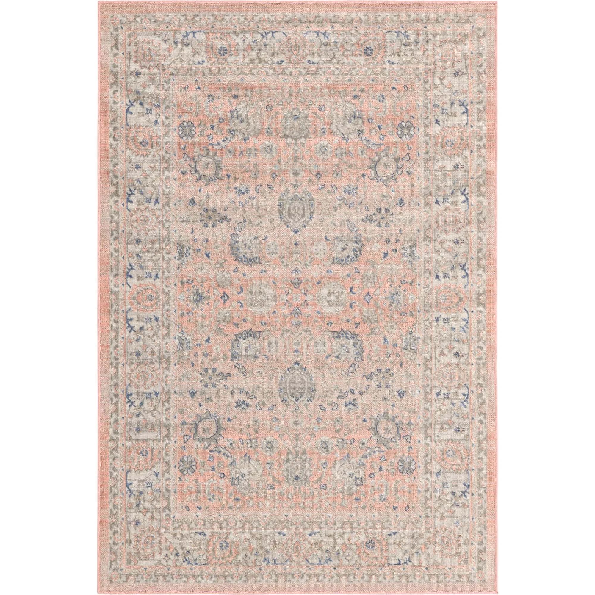 Exann Oriental Powder Pink Area Rug | Wayfair North America