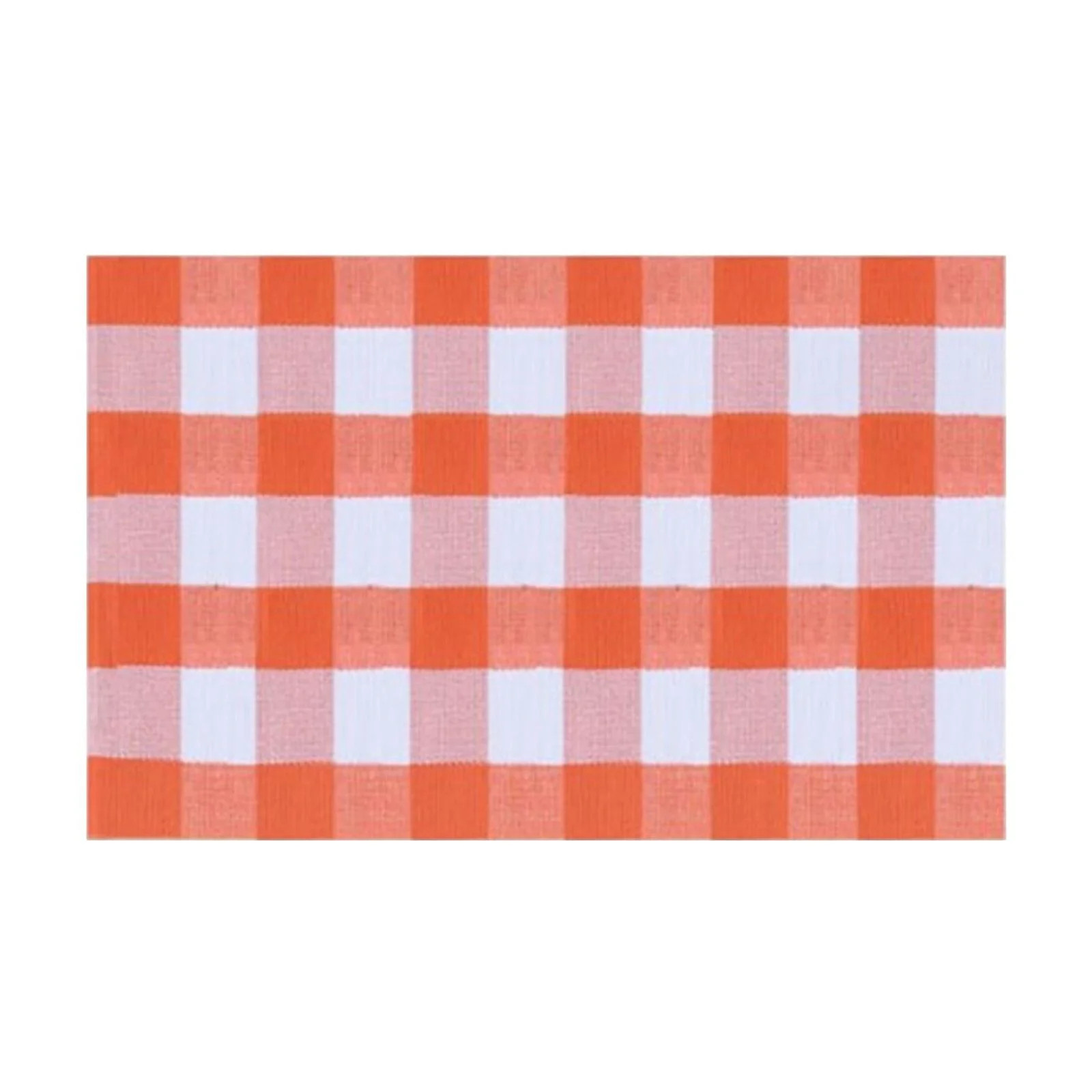 Summer Savings! JOGZMZ Fall Outdoor Rug Orange Plaid Outdoor Rug Cotton Hand-Woven Check Rug Laye... | Walmart (US)