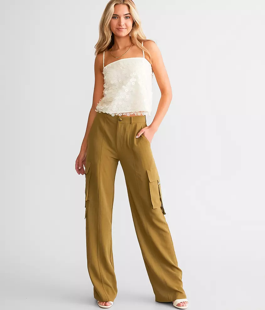 Wide Leg Cargo Pant | Buckle