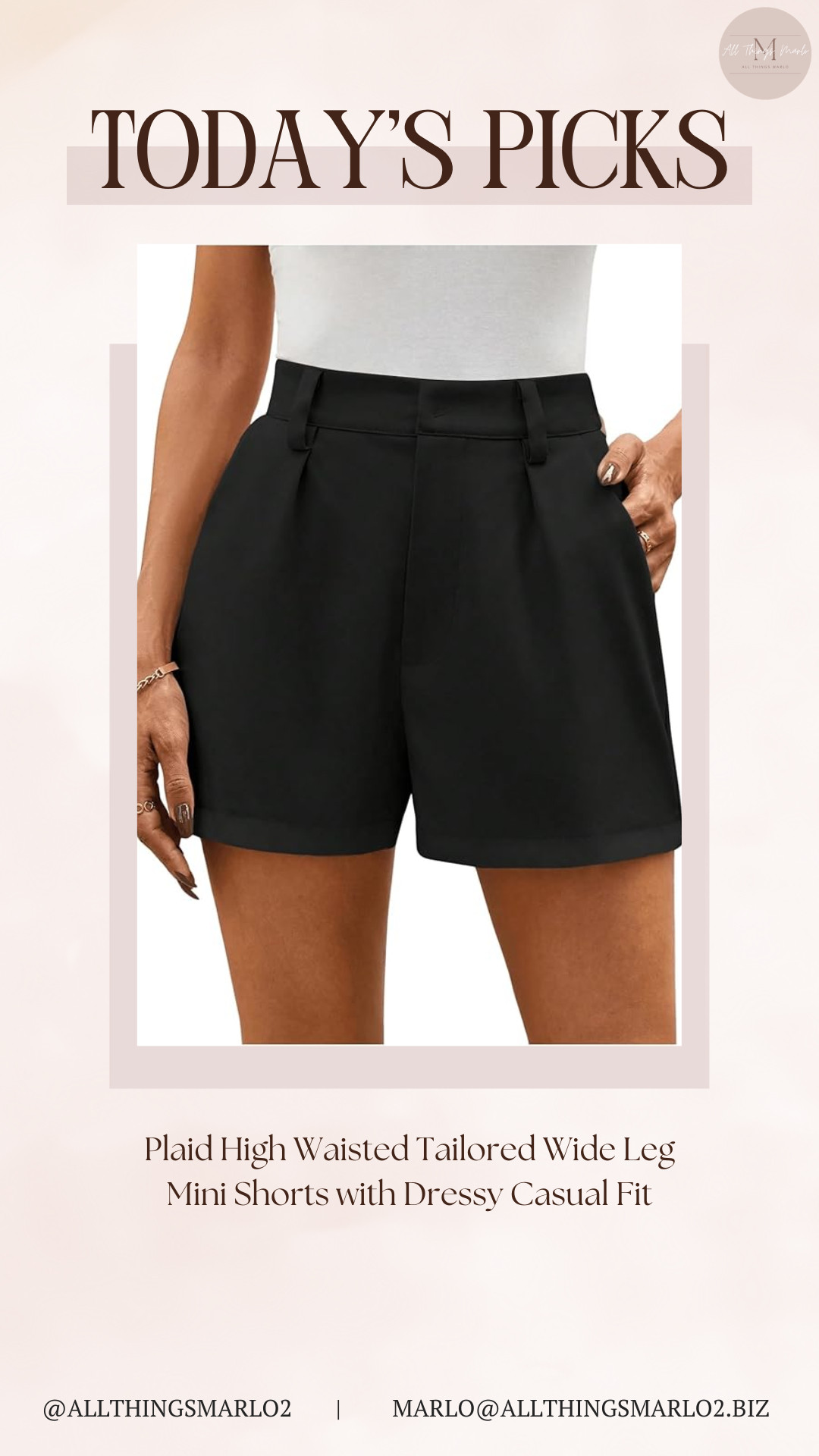 Plaid High Waisted Tailored Wide Leg Mini Shorts with Dressy Casual Fit 

 #LTKSeasonal #LTKWorkwear #LTKTravel