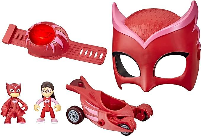 PJ Masks Owlette Power Pack Preschool Toy Set with 2 PJ-Masks-Action-Figures, Vehicle, Wristband,... | Amazon (US)