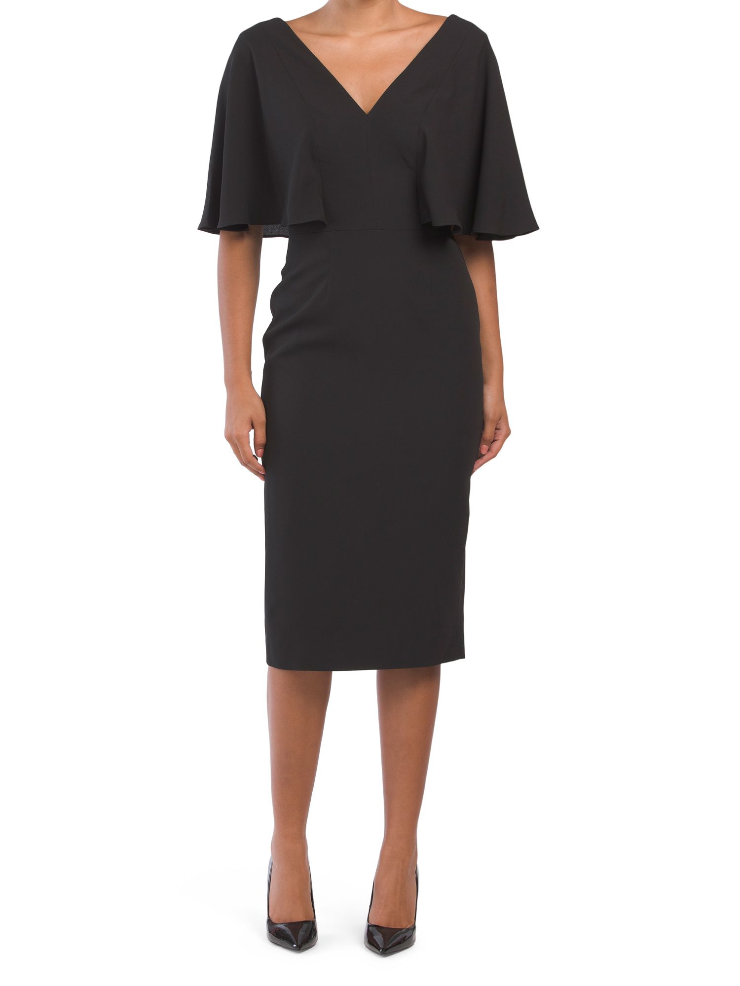 Louisa Cape Sleeve Midi Dress | TJ Maxx