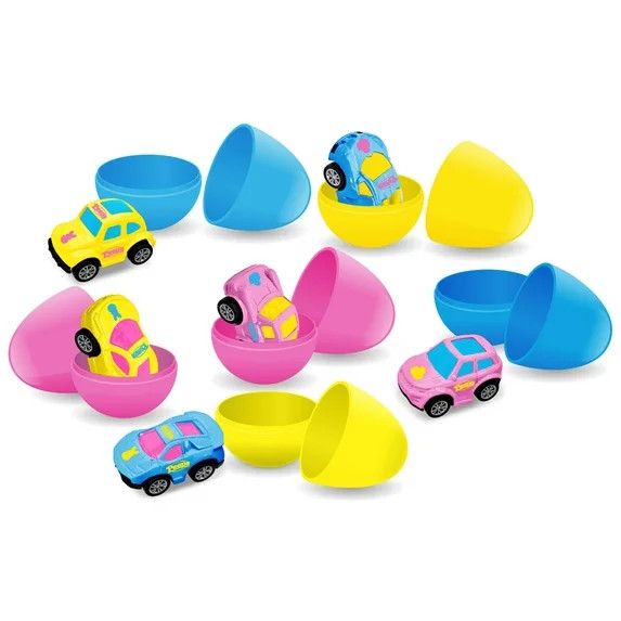 Peeps Mini Die-Cast Pull-Back Toy Vehicle in Surprise Easter Egg (1 Egg with Car, Styles and Colo... | Walmart (US)