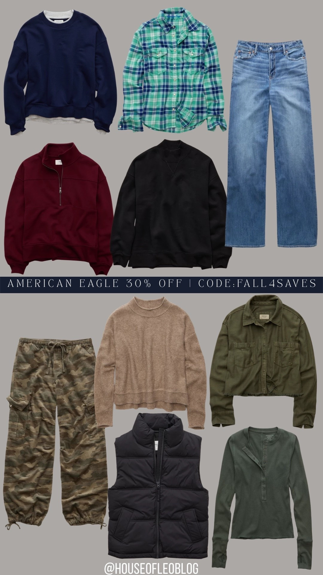 Code: FALL4SAVES for 30% off at American Eagle when you sign into your account

#LTKOver40 #LTKSaleAlert #LTKPetite