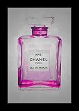 Buyartforless Work Framed Chanel No. 5 in Chic Pink 12x18 Art Print Poster by Kelissa Semple Made in | Amazon (US)