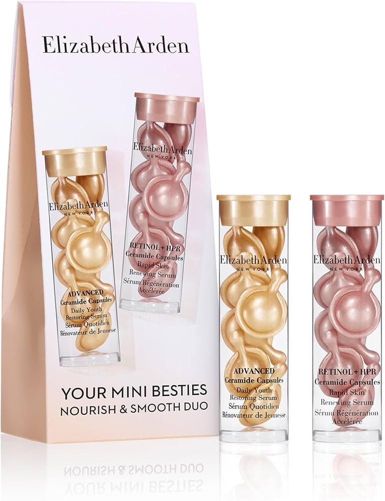 Elizabeth Arden Mini Besties, Advanced Ceramide and Retinol + HPR Face Serum Capsules, Anti-Aging... | Amazon (US)