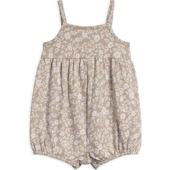 Colored Organics | Sosi Tank Top Romper Nicola Floral/Beige | Organic Cotton (Multicolor, Size 0-3M) | Maisonette | Maisonette