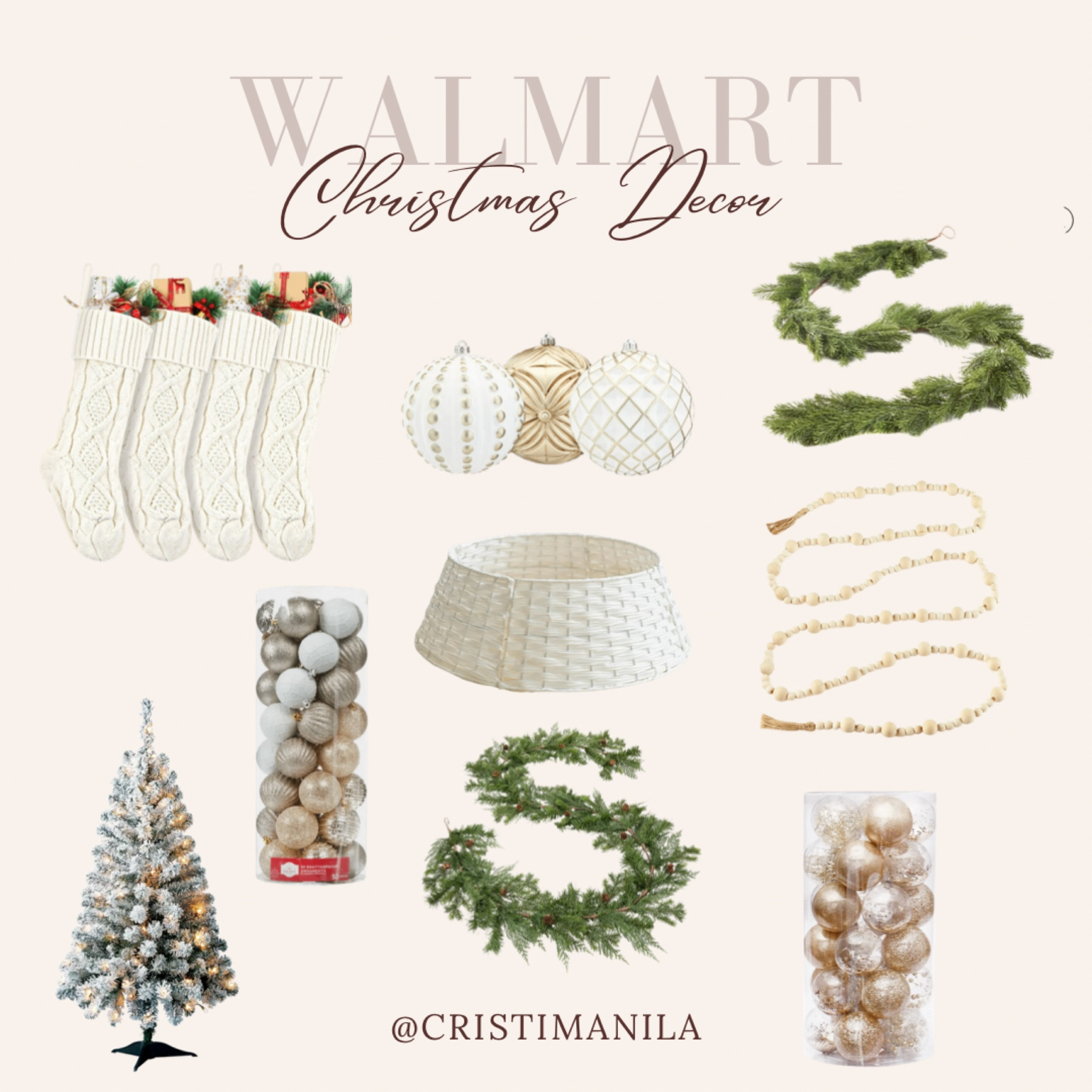 I love mixing & matching Christmas decor from different stores! Look at all of these neutrals 😍 plus decorating shouldn't have to be super expensive! #holidaydecor #christmasdecor #christmas #walmart #neutralcolors

#LTKHoliday #LTKSeasonal #LTKhome