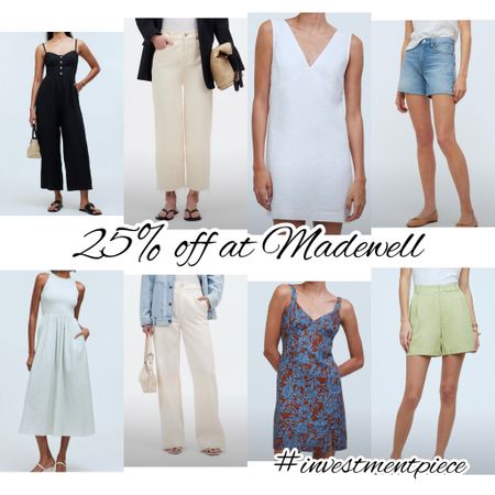 From shorts to must have white denim to season fave linen- get 25% off @madewell for the long weekend with code LONGWEEKEND #investmentpiece 

#LTKSeasonal #LTKStyleTip #LTKSaleAlert