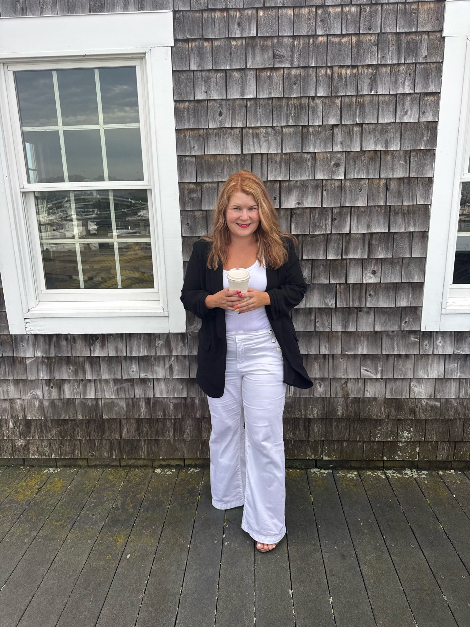 Tuesday ootd. White pants will always be in style even after Labor Day.

#LTKootd #LTKPetite #LTKWorkwear