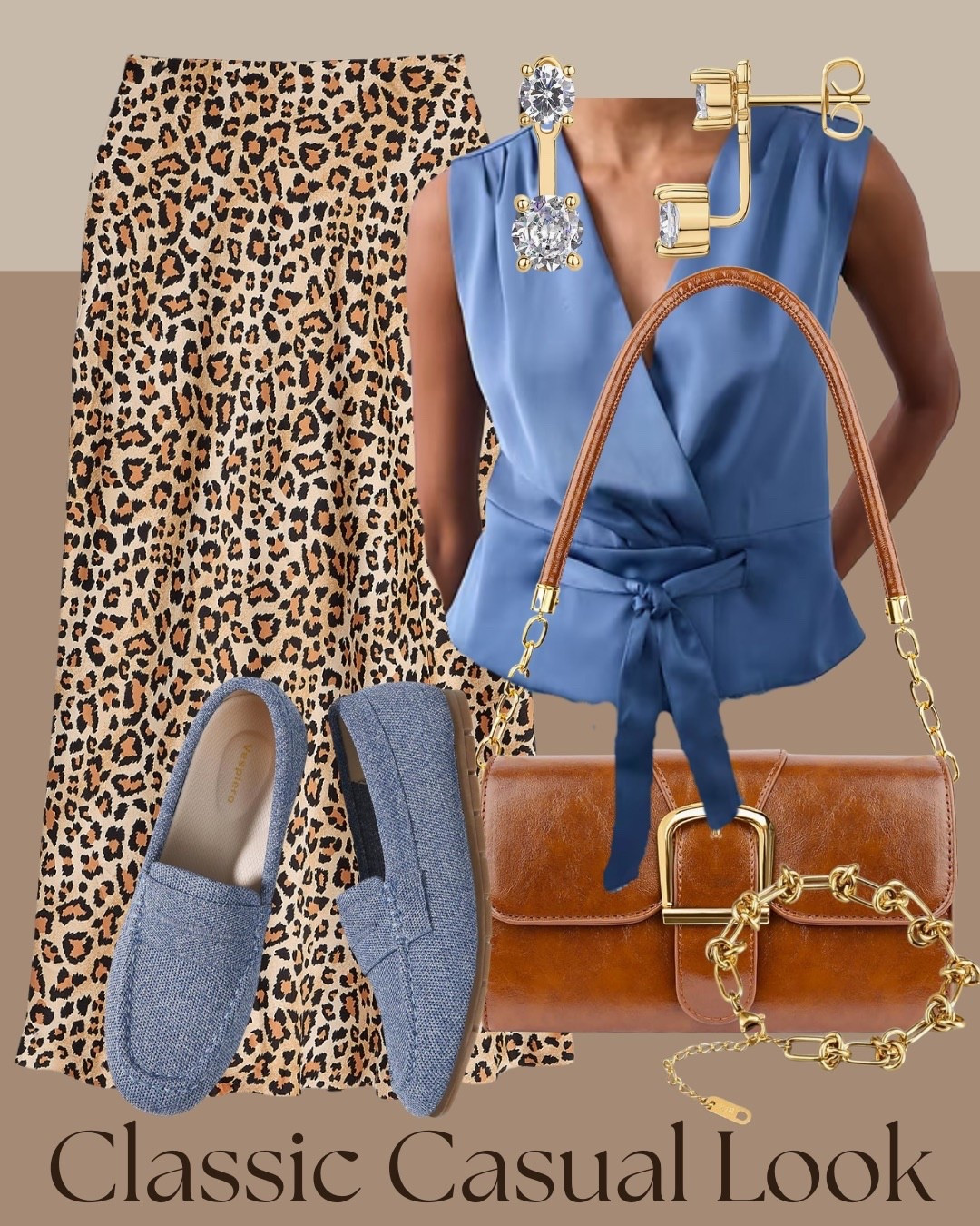 Classic casual outfit with leopard midi skirt, blue wrap blouse and tan crossbody bag.
This is an easy elevated everyday combo that balances print and color while staying comfortable in soft loafers.

#LTKStyle
#LTKCasual
#LTKFallOutfit
#LTKAccessories
#LTKShoes
#LTKSeasonal


#LTKootd