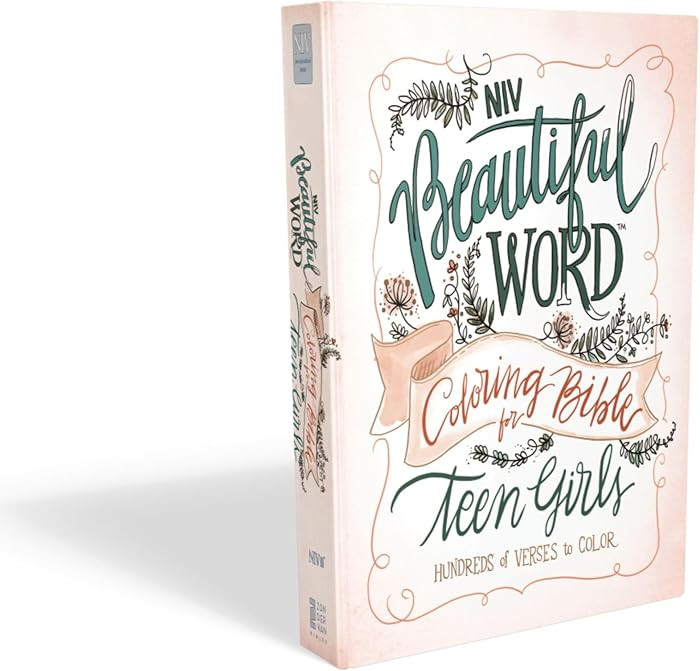 NIV, Beautiful Word Coloring Bible for Teen Girls, Hardcover: Hundreds of Verses to Color | Amazon (US)