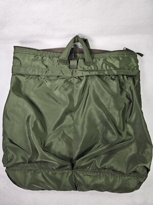 UNICOR Flyer’s Helmet Bag 8415-00-782-2989 USAF Padded Pockets Nylon Green MINT  | eBay | eBay DE