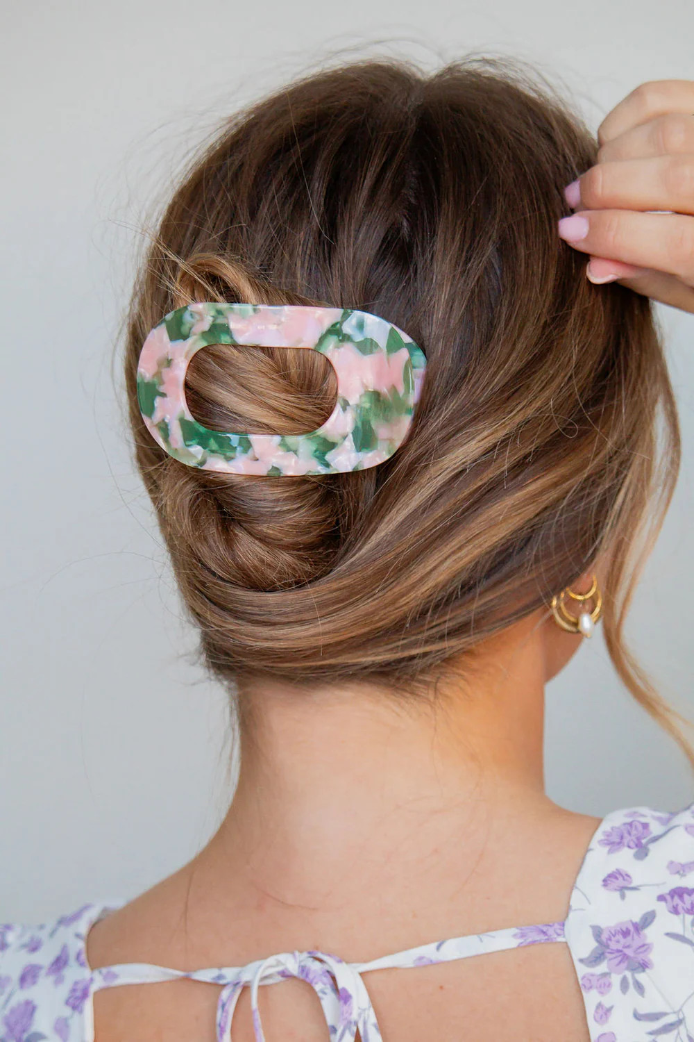 Acetate Circle Cutout Flat Claw Clips | Shop Andi