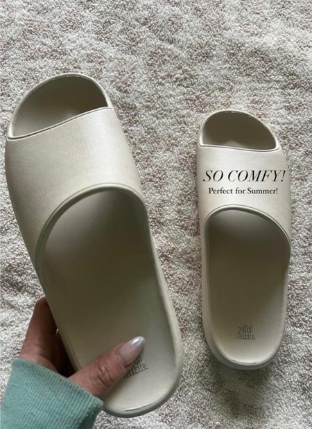 Such comfy slides! Target for the win! 🎯 Summer slides, sandals, run true to size, neutral sandals, comes in multiple colors, perfect for travel and vacation  

Follow me for more fashion finds, beauty faves, lifestyle, home decor, sales and more! So glad you’re here!! XO!!

#LTKunder50 #LTKswim #LTKSeasonal