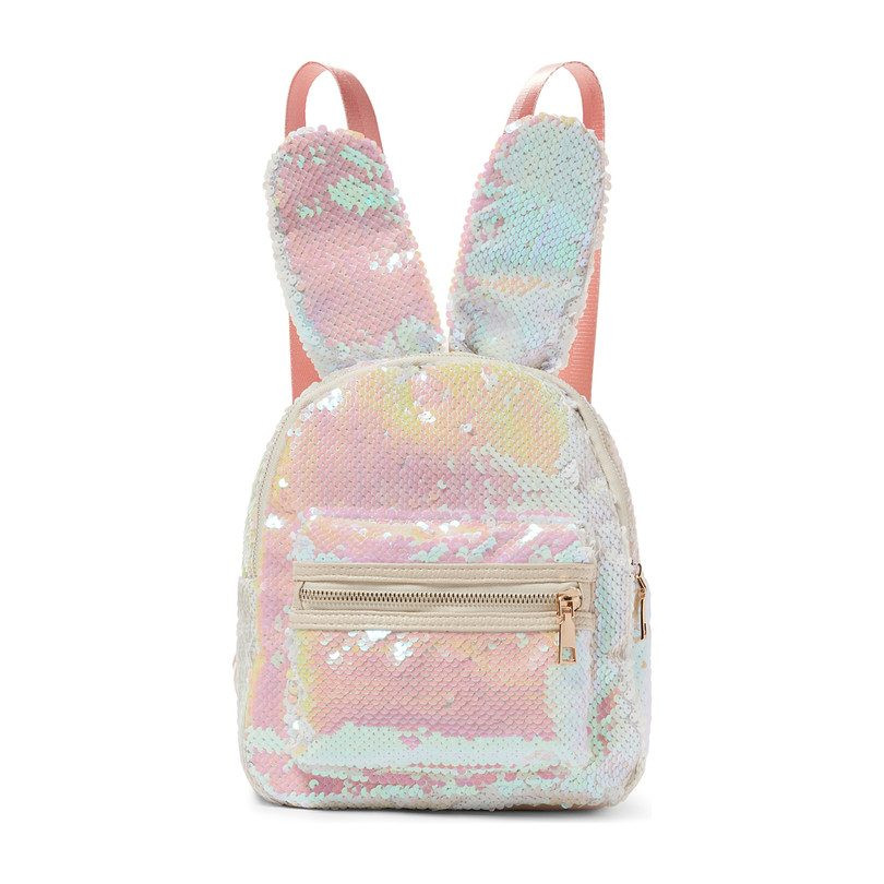 iloveplum Bunnie Backpack, White | Maisonette