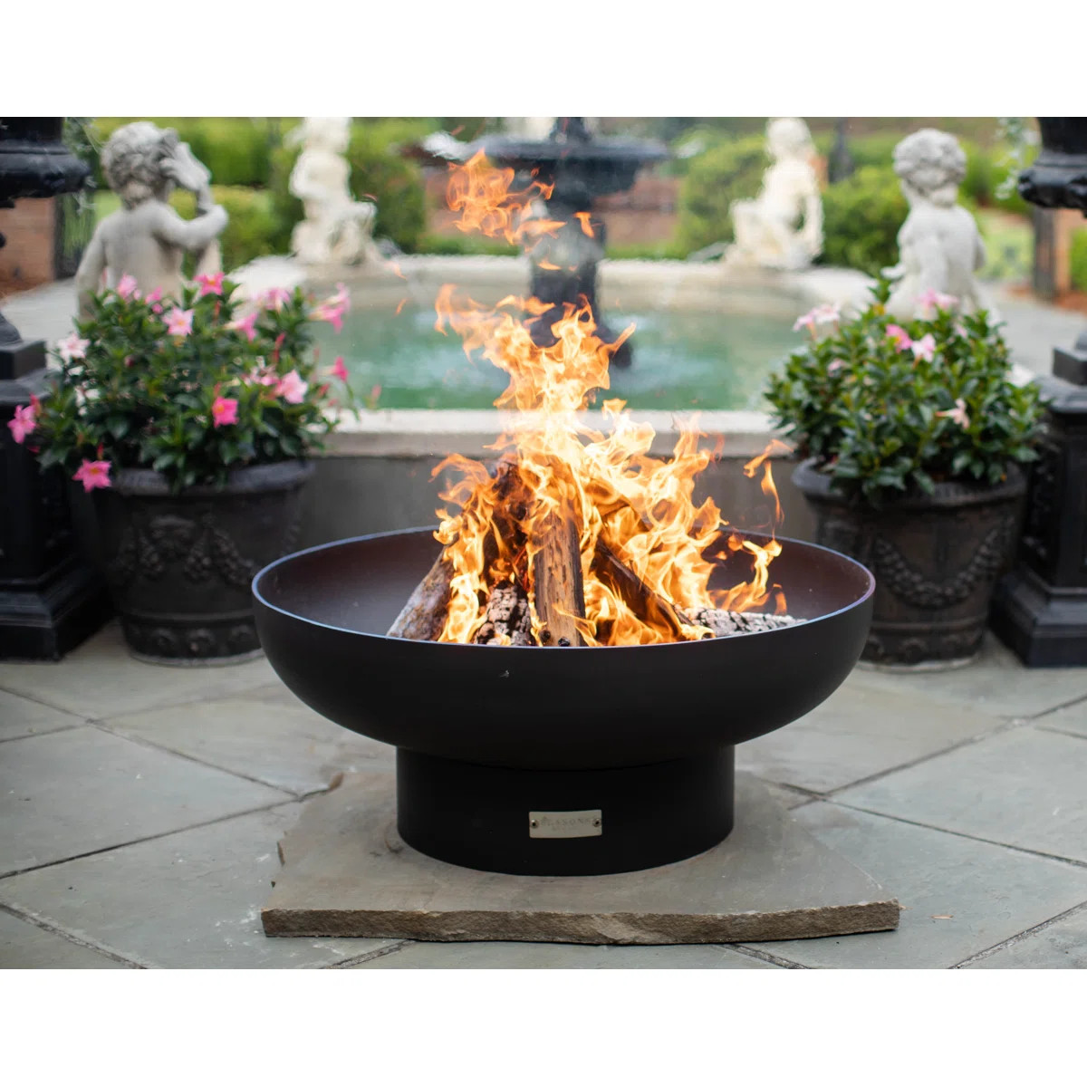 Harrogate Steel Wood Burning Fire Pit | Wayfair North America