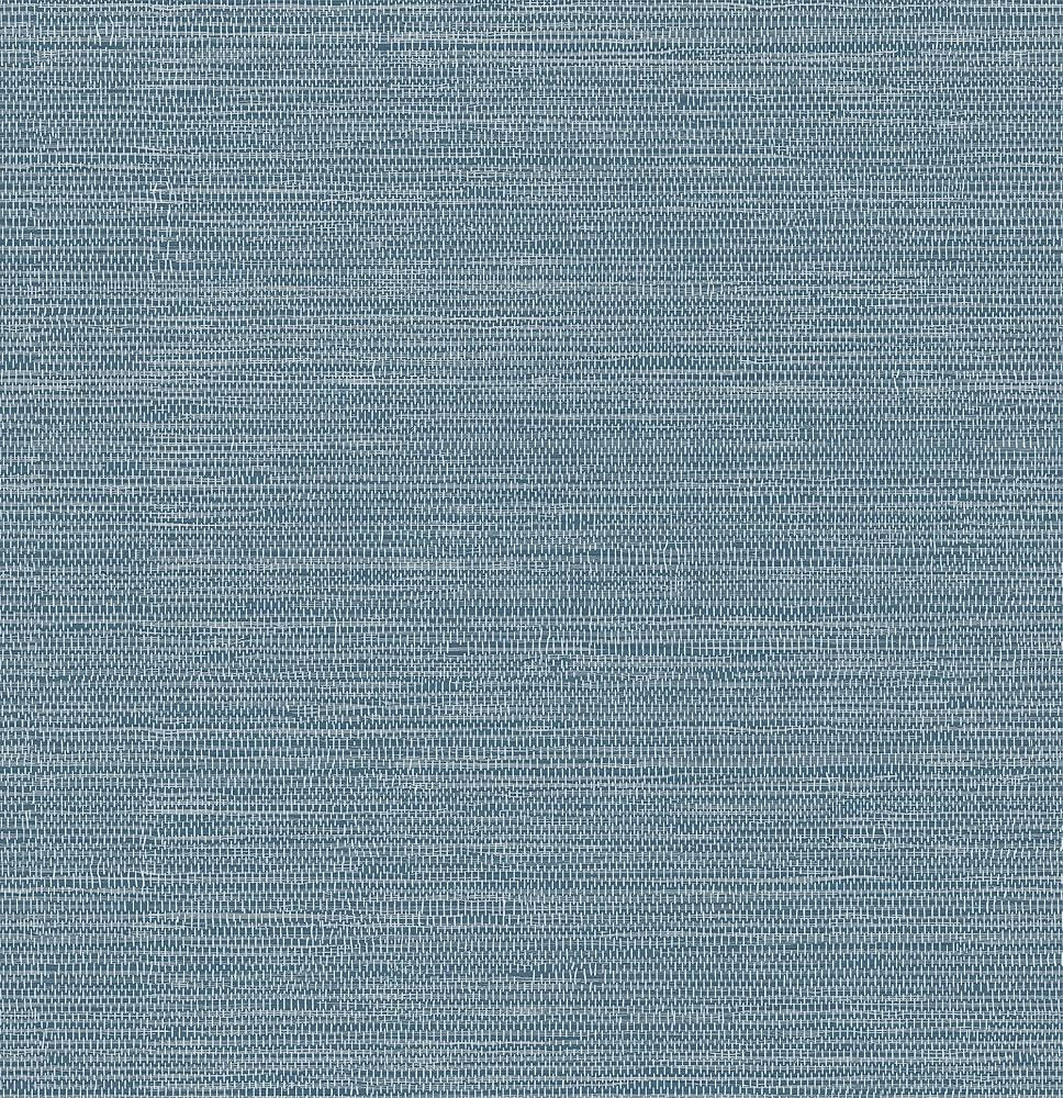 Grasscloth Peel and Stick Wallpaper - Renter Friendly, Blue Textured Grassweave Wallpaper, Societ... | Amazon (US)
