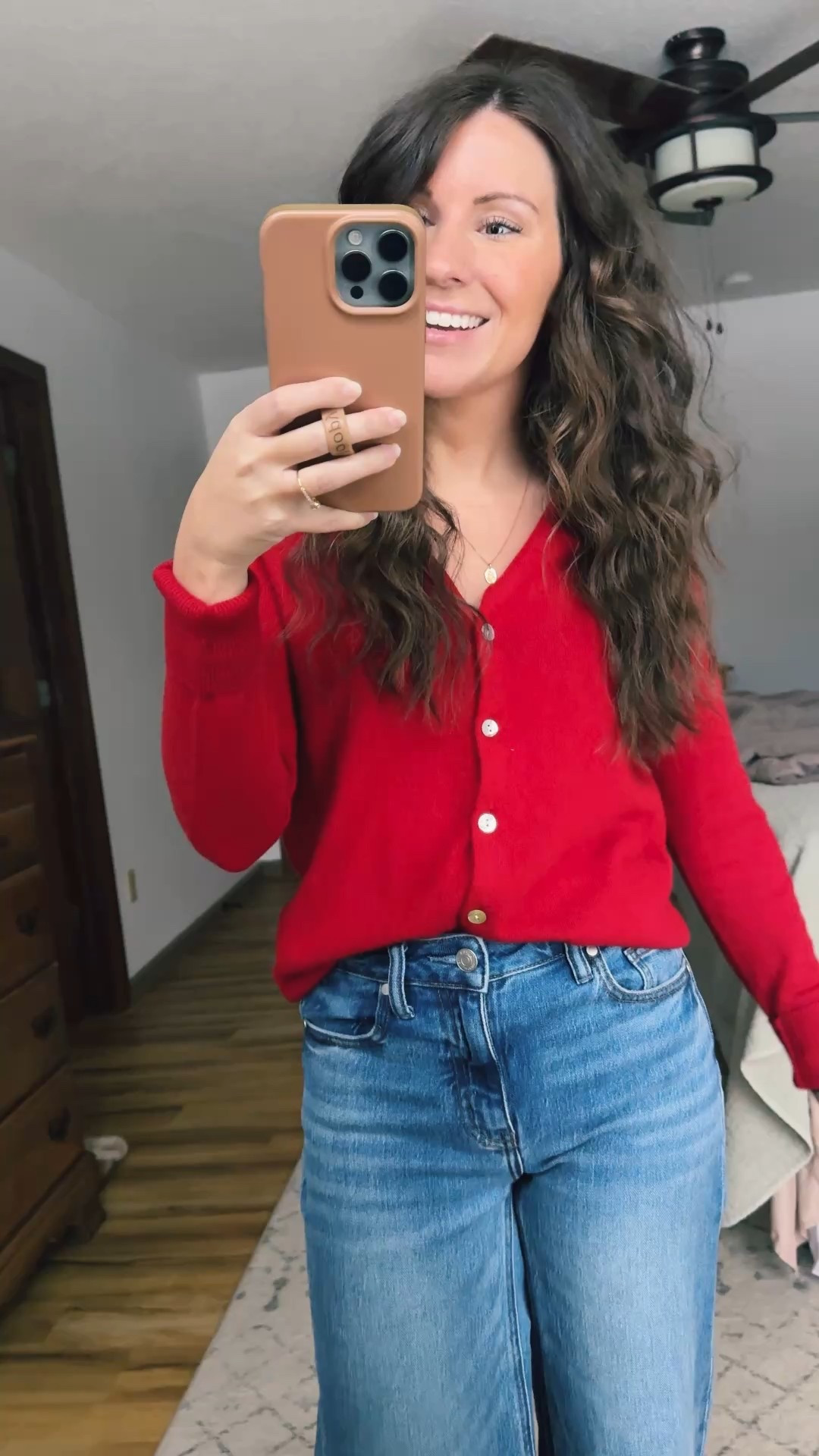 Wearing xs in my cardigan (also linked similar more affordable ones), size 24 in a 26” inseam in my jeans and size 6.5 in my shoes (also linked similar ones). 



#LTKSeasonal #LTKHoliday #LTKFindsUnder100