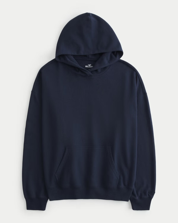Women's Oversized Terry Hoodie | Women's Tops | HollisterCo.com | Hollister (US)