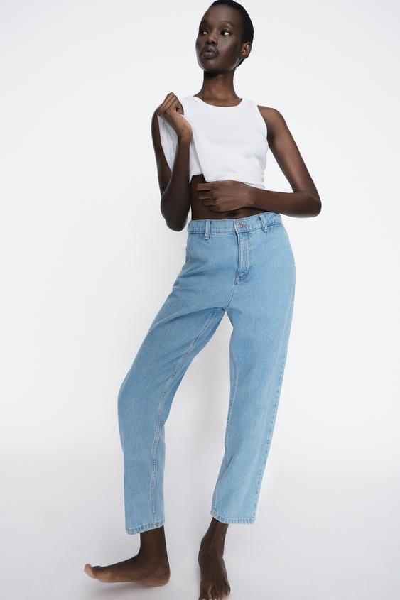 Z1975 TAPERED HIGH WAIST JEANS | Zara US