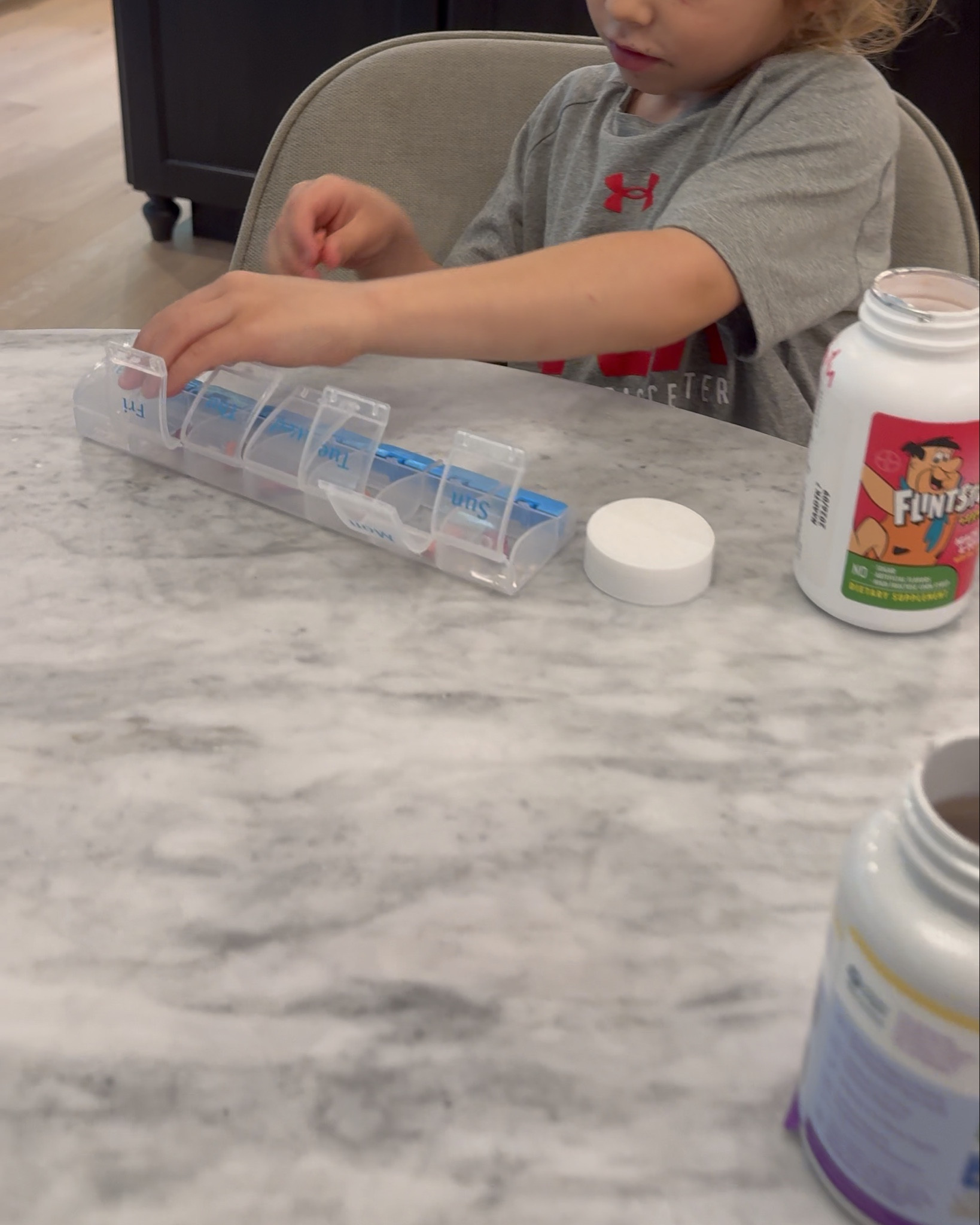 Pill organization to elevate vitamin time for kids! A little more fun, educational, and empowering! 

For moms, one less thing to ask yourself “did I take my vitamins / pills today?” This is your hack! 

#PillOrganization

#LTKKids #LTKFamily