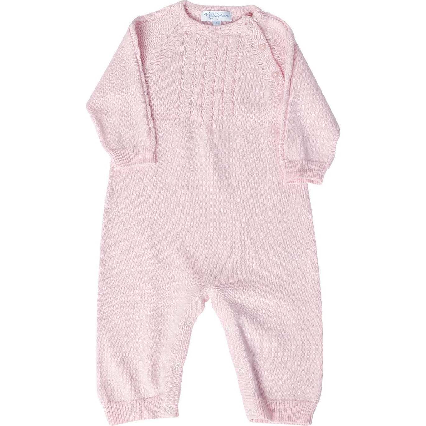 Nella Knit Bodysuit, Pink | Maisonette