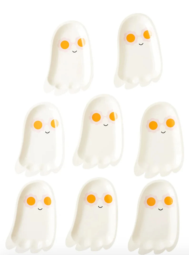 Hippie Halloween plates for girls halloween party groovy halloween pink and orange halloween part... | Etsy (US)