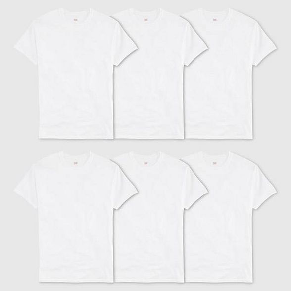 Hanes® Men's Crew Neck T-Shirt With Fresh IQ - White | Target