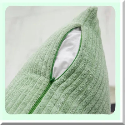 Sage Green Striped Throw Pillow Covers - Spring Sofa Pillows - Living Room Decorative Cushion Cases | Wayfair North America