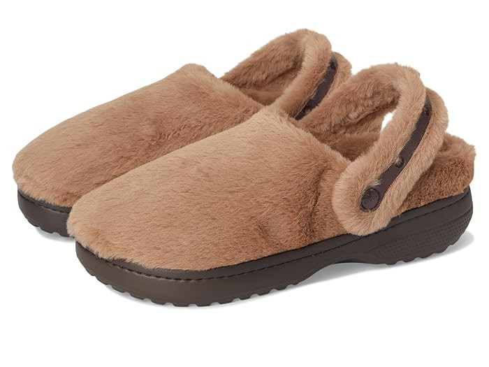 Crocs Classic Unfurgettable Clogs Clog Shoes Black Suede : Men's 7 - Women's 9 Medium, Polyester | Zappos.com