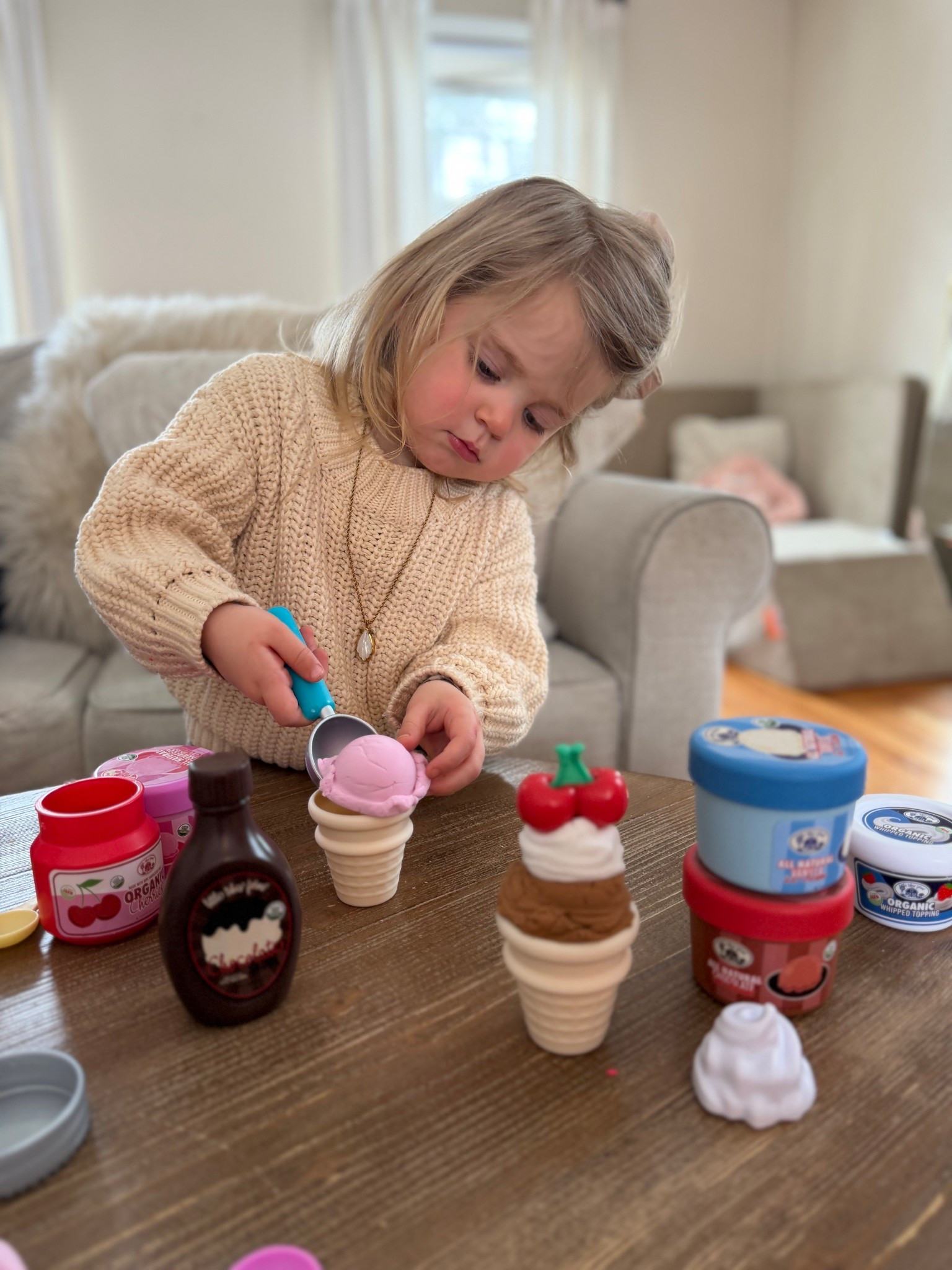 One of Emma's besties introduced her to these Little Tike Creative Chef sets! It's like kinetic sand meets Playdoh and has yielded HOURS of imaginative play today for under $13! 

#LTKmomlife #LTKdayinmylife #LTKKids