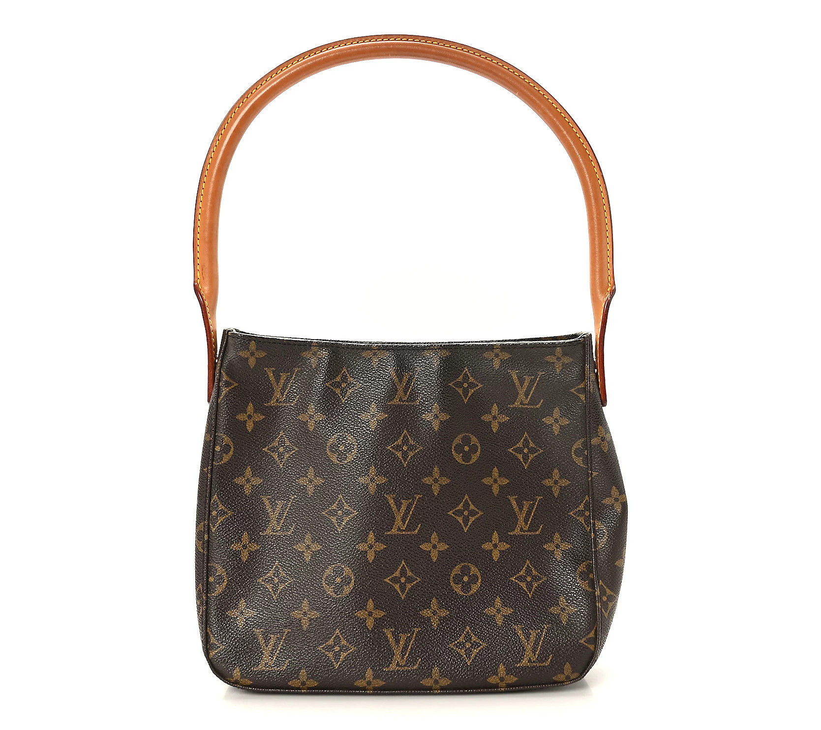 Pre-Owned Louis Vuitton Looping Monogram MM Bro wn | QVC