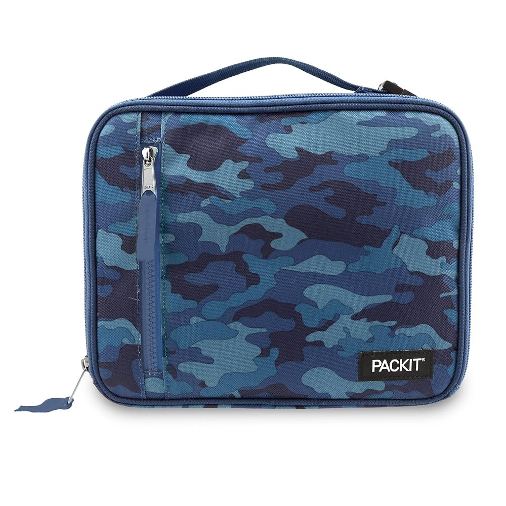 PackIt Freezable Classic Lunch Box, Blue Camo, Built with ECOFREEZE Technology, Collapsible, Reus... | Amazon (US)
