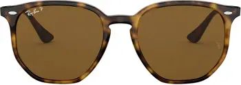 Ray-Ban 54mm Polarized Round Sunglasses | Nordstrom | Nordstrom