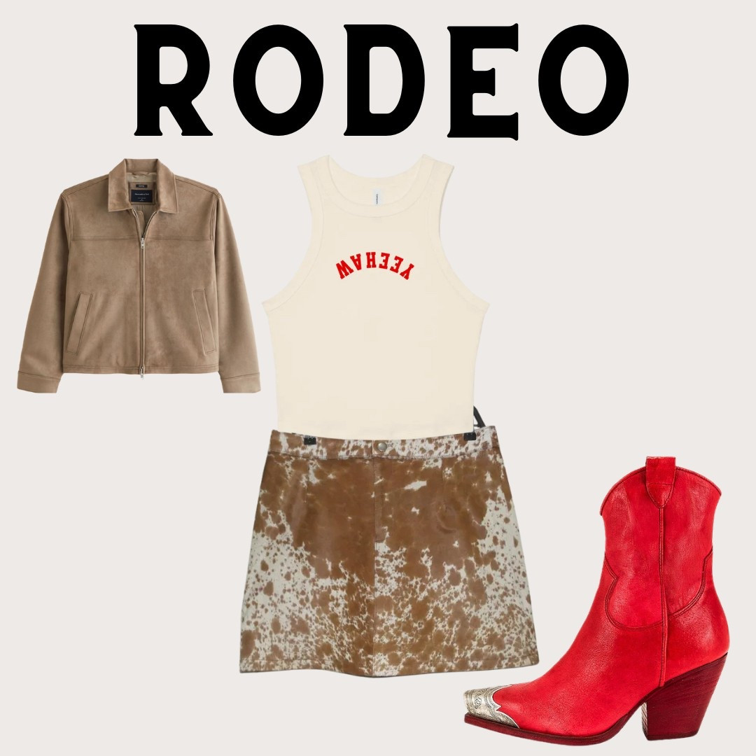 Rodeo. Western boots. Yeehaw. Cowhide skirt. 

#LTKStyleTip #LTKFindsUnder100 #LTKShoeCrush