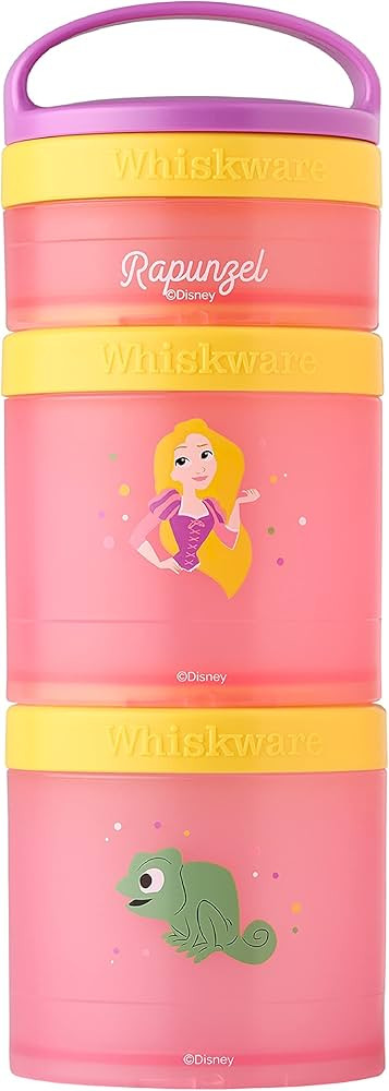 Whiskware Container Stackable Snack, 2 1/3 Cup, Rapunzel and Pascal | Amazon (US)