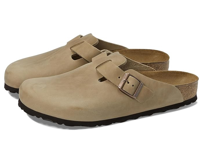 Birkenstock Boston - Oiled Leather (Unisex) | Zappos
